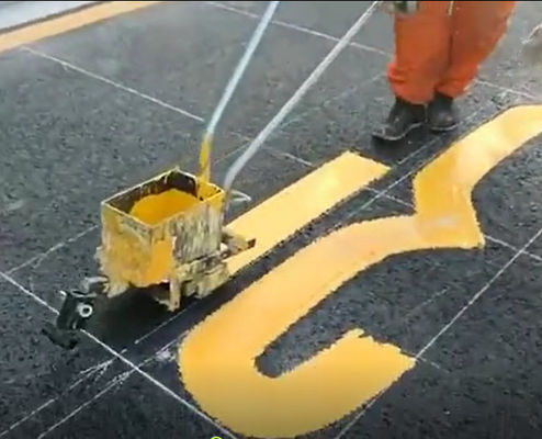 Powder Coat Thermoplastic 25kg Road Line Marking Paint