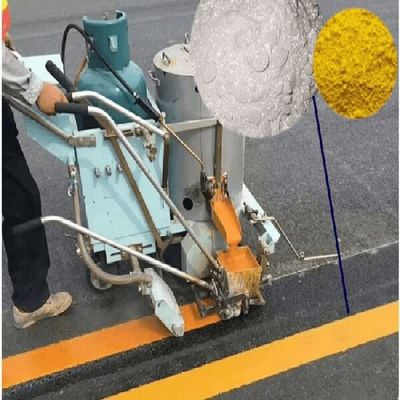 Beli Cat penandaan jalan panas yang tahan lama dengan 10% manik-manik kaca pracampuran untuk lalu lintas berat pembuatan online