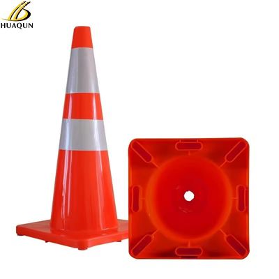 membeli Fleksibel Oranyeu Highway Cone PVC Custom Traffic Cone Untuk Peringatan Efektif pembuatan online