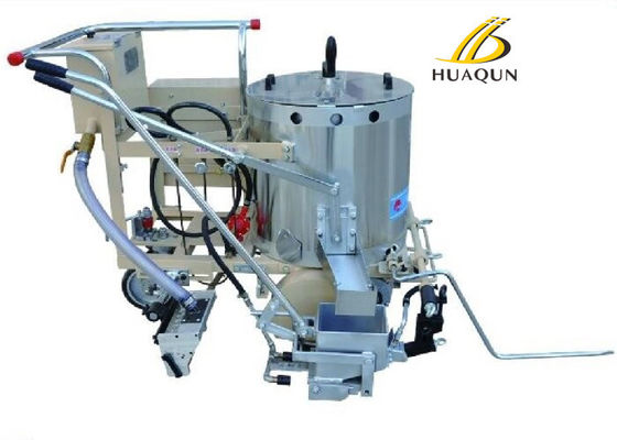 membeli Manual Thermoplastic Road Marking Machine Disesuaikan dengan Dispenser Glass Bead Adjustable pembuatan online