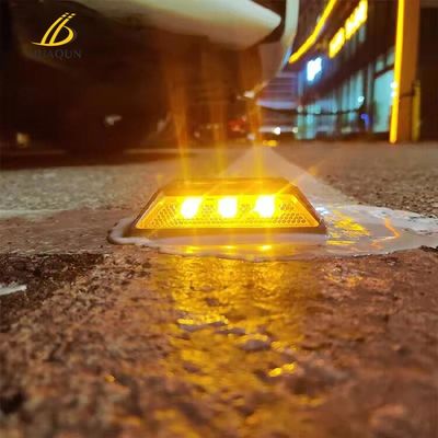 Beli Cast Aluminium LED Solar Road Studs Untuk Peringatan Keamanan Lalu Lintas pembuatan online