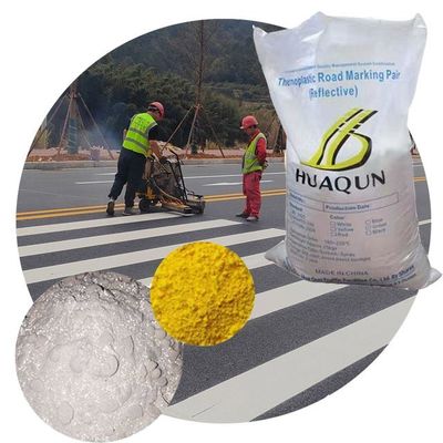 Beli Cat termoplastik reflektif tahan lama AASHTO M249 untuk adhesi dan ketahanan geser pada permukaan jalan pembuatan online