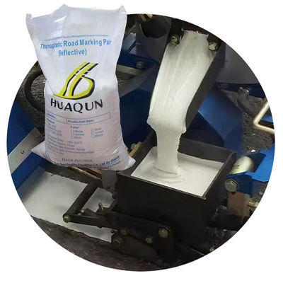 membeli Hot Melt Thermoplastic Road Marking Paint Warna Putih Lancar Dan Aliran pembuatan online