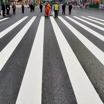 Beli Cat penanda jalan termoplastik reflektif tahan aus yang kuat untuk penanda jalur jalan pembuatan online