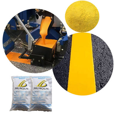 membeli Hot Melt Thermoplastic Road Marking Paint Kuning Warna halus dan mengalir pembuatan online