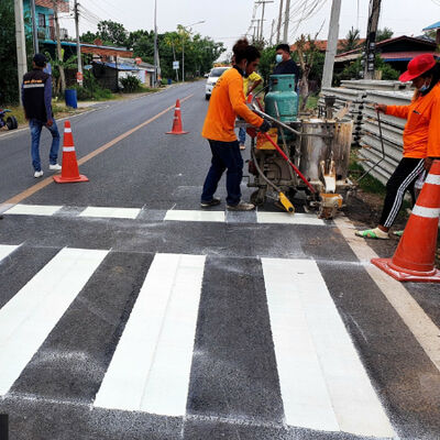 membeli Harga Pabrik Reflektif Thermoplastic Hot-Melt Road Marking Cat Kuning dan Putih Warna Semprot Aplikasi pembuatan online