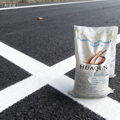 Beli Cat penanda jalan termoplastik tahan lama dan reflektif tinggi dengan titik leleh 180-220 °C untuk keselamatan lalu lintas pembuatan online