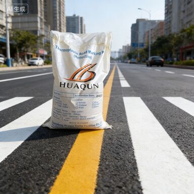 Beli Cat penanda jalan termoplastik dengan suhu aplikasi 180-220°C, 20% manik-manik kaca, dan VOC ramah lingkungan rendah untuk visibilitas tinggi pembuatan online