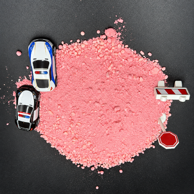 membeli Cat Marka Jalan Termoplastik Merah Anti Selip OEM Cepat Kering untuk Area Peringatan pembuatan online