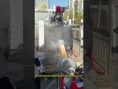 Afrika Populer Reflective Thermoplastic Road Marking Paint Bahan Penandaan Thermoplastic