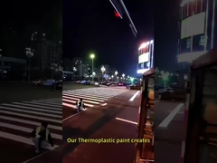 Cat termoplastik tahan lama dan tahan lama untuk penandaan jalan cepat kering