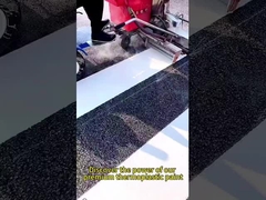 Tanda jalan yang kuat dan tahan lama dengan cat termoplastik untuk jalan raya dan jalan kota