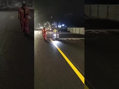 Cat termoplastik pengeringan cepat ideal untuk lalu lintas yang padat