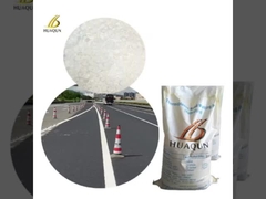 Hot Melt Thermoplastic Road Marking Paint Warna Putih Lancar Dan Aliran
