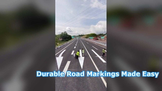 Bagaimana cara melukis tanda panah di jalan raya dengan alat sederhana?