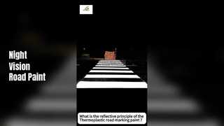 Apa prinsip reflektif dari cat marka jalan Termoplastik?